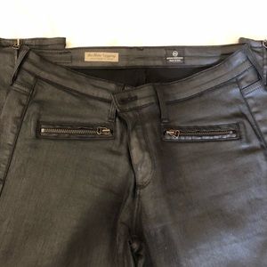 Ag motto coated jeans